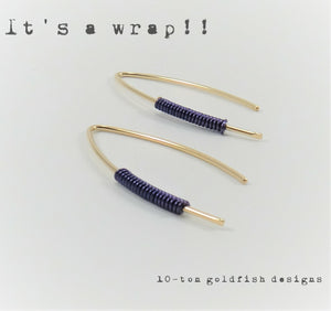 Earrings - 14k gf ARC "It's a Wrap"