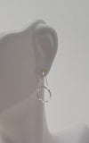 Earrings - Sterling Silver Open Circles with Hammered Texture. Multiple Sizes