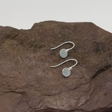Earrings - Sterling Silver Circle Disks with Hammered Texture. Multiple sizes