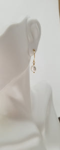 Earrings - Potato Pearl on 14k gf Ear Wire. 3 Sizes I