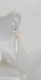 Earrings - BIWA style Pearl on 14k gf Earwire. 3 Sizes