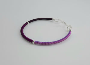 Bracelet - Asymetrical Orchid Ombre Color Block