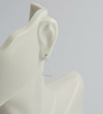 Earrings - Sterling Silver Open Triangle with Hammered Texture. 2 Sizes