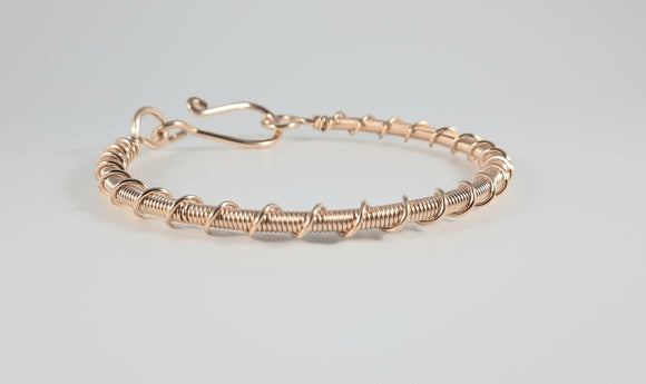 Bracelet - 14k gf Double Twist Wrap