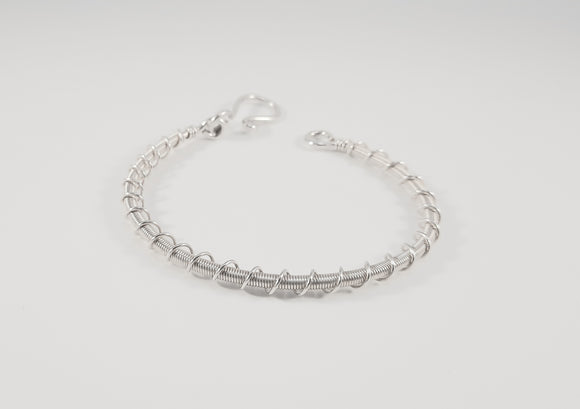 Bracelet - Sterling Silver Double Twist Wrap