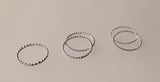 Rings -Sterling Silver 'Stack Happy' rings. . Multiple Pattern Styles