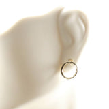 Earrings - 14k gf Simple Circle Post