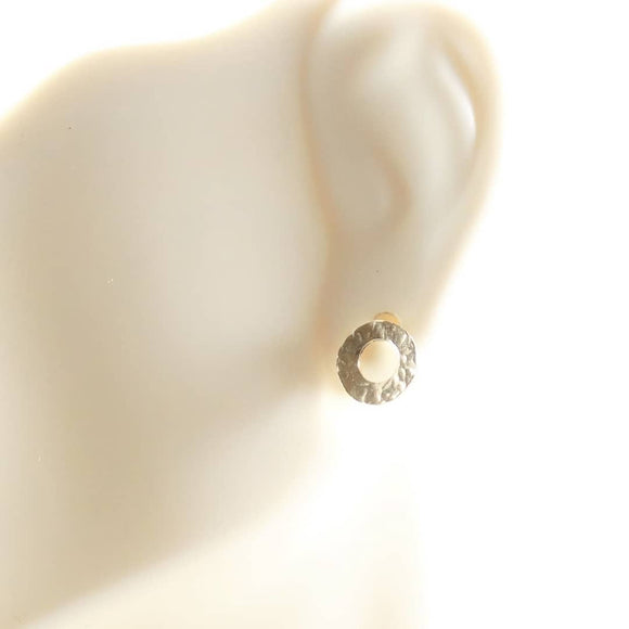 Earrings - 14k gf Thick Circle Post