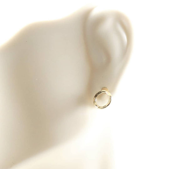 Earrings - 14k gf Simple Circle Post