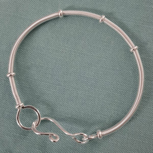 Bracelet - Asymetrical Block in Sterling Silver