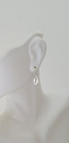 Earrings - Sterling Silver Skinny Ovals with Hammered texture. Multiple Styles and Sizes